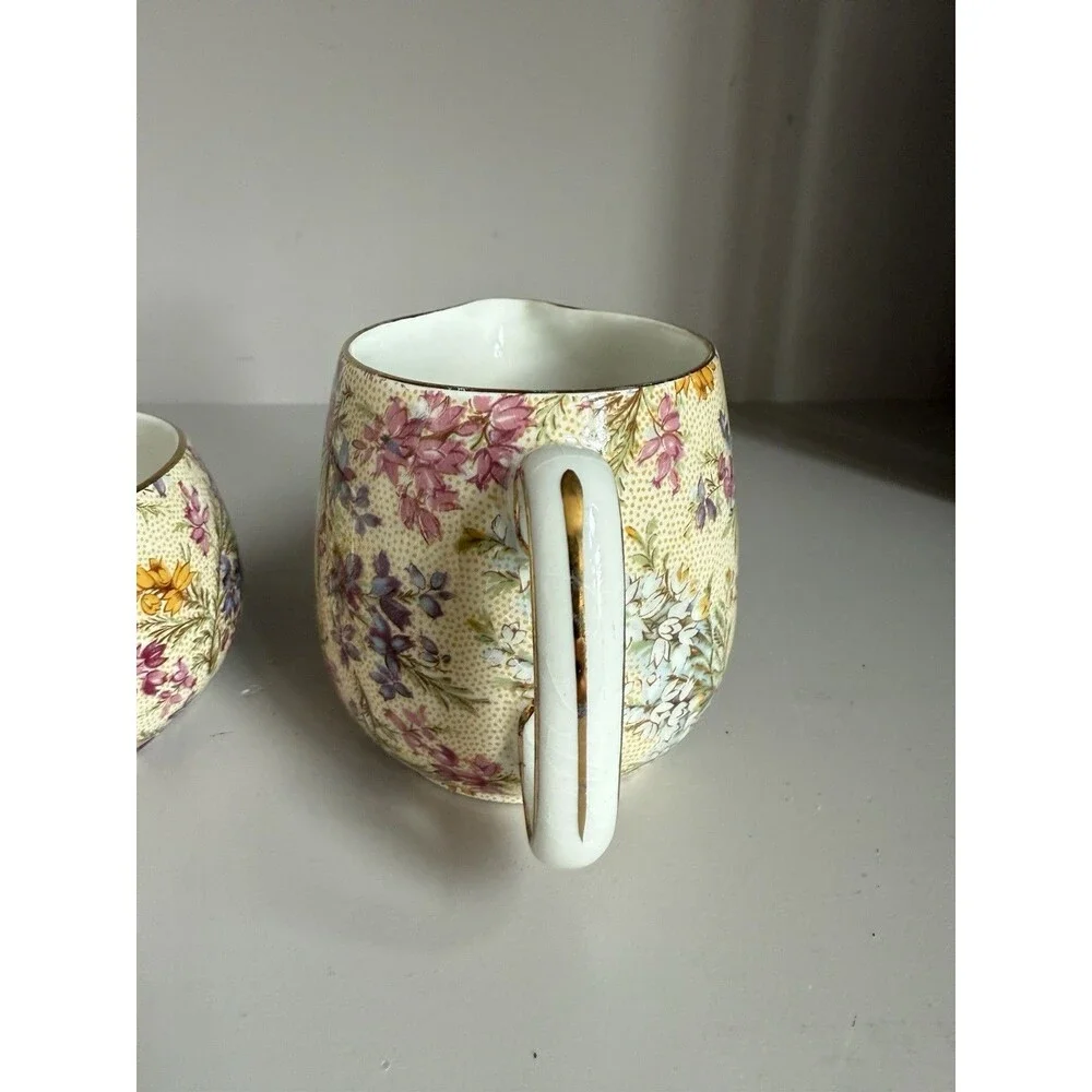 VTG  Lord Nelson Ware, Heather Chinz, Creamer, Sugar Set